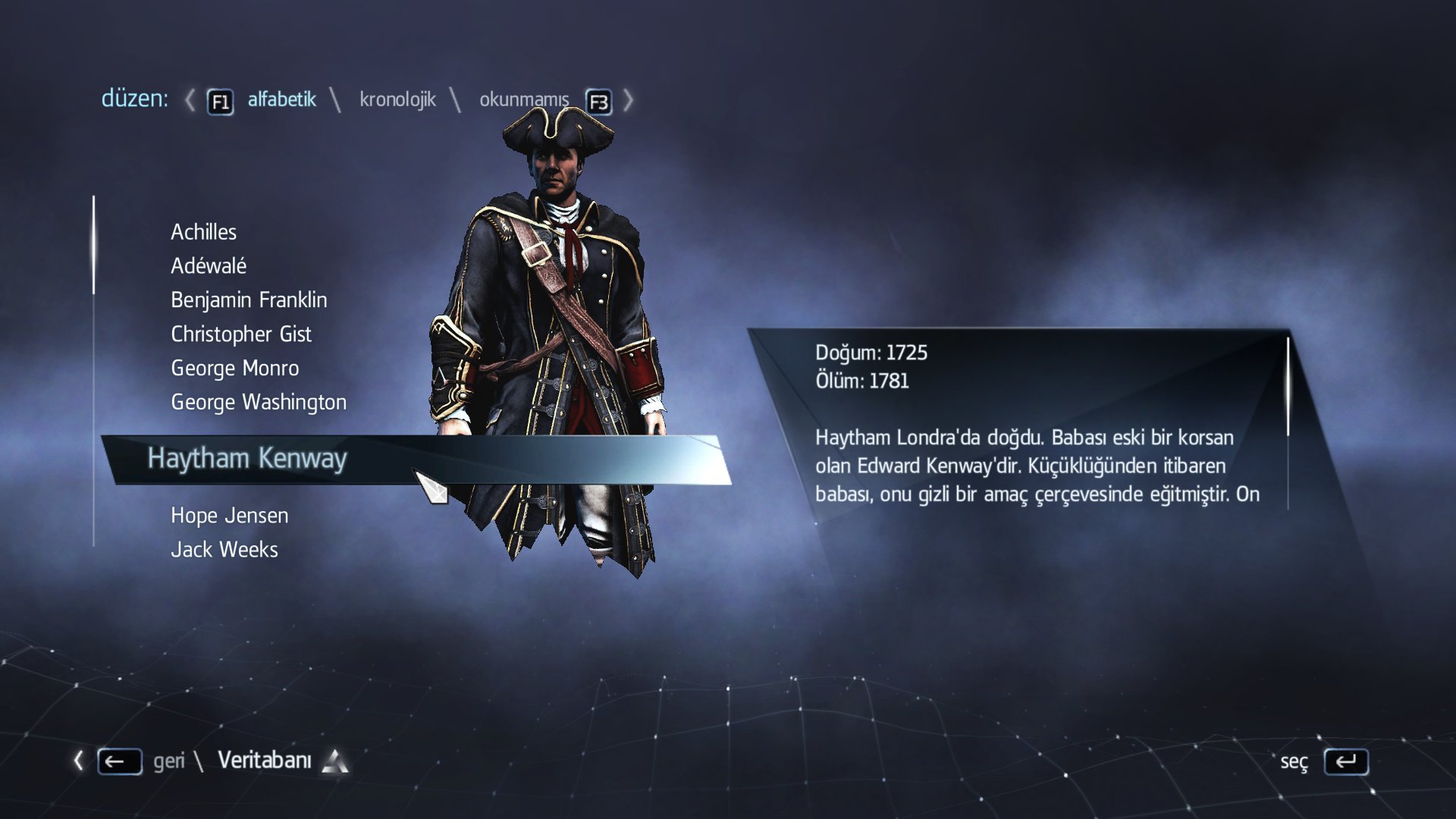 Assassins creed меню. Джордж Монро Assassins Creed Rogue. Ассасин Крид меню. Меню ассасин Крид 3. Ассасин Изгой меню.