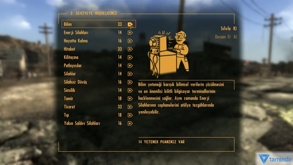 Fallout New Vegas Türkçe Yama Ekran Görüntüsü