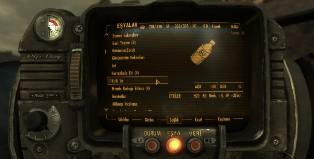 Fallout New Vegas Türkçe Yama Ekran Görüntüsü